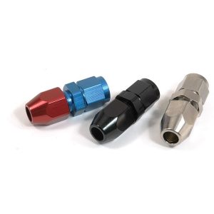 SpeedFX Adapter Fitting, Female, -6AN to 3/8 Inch, Red/Blue, Anodized Aluminum, Single – 5730613