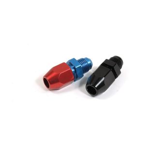 SpeedFX Adapter Fitting, Male, -6AN to 3/8 Inch, Red/Blue, Anodized Aluminum, Single – 5730623