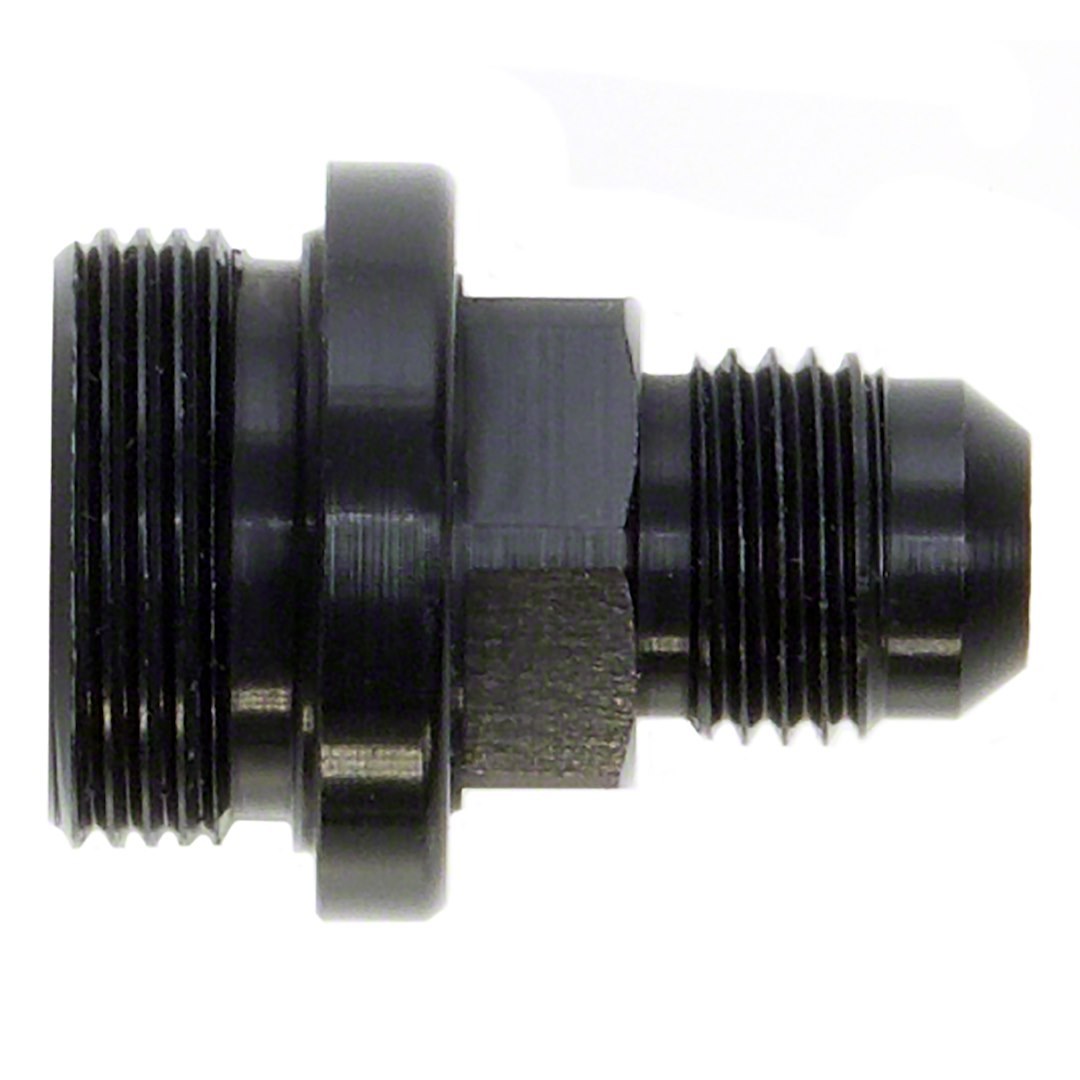 SpeedFX Carburetor Fuel Inlet Fitting, For Use with Holley 750 to 1 Quadrajet Carburetor, -6AN, 7/8-20 Thread Size, Black – 574068BK