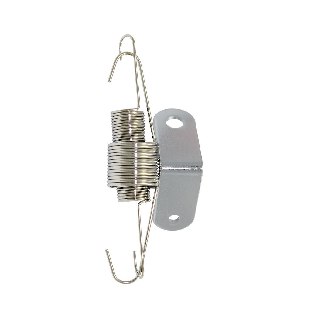 SpeedFX Carburetor Throttle Return Spring, Fx Carburetor Throttle Return Spring, Universal, Chrome Plated, Steel, Dual Spring with Bracket – 6052