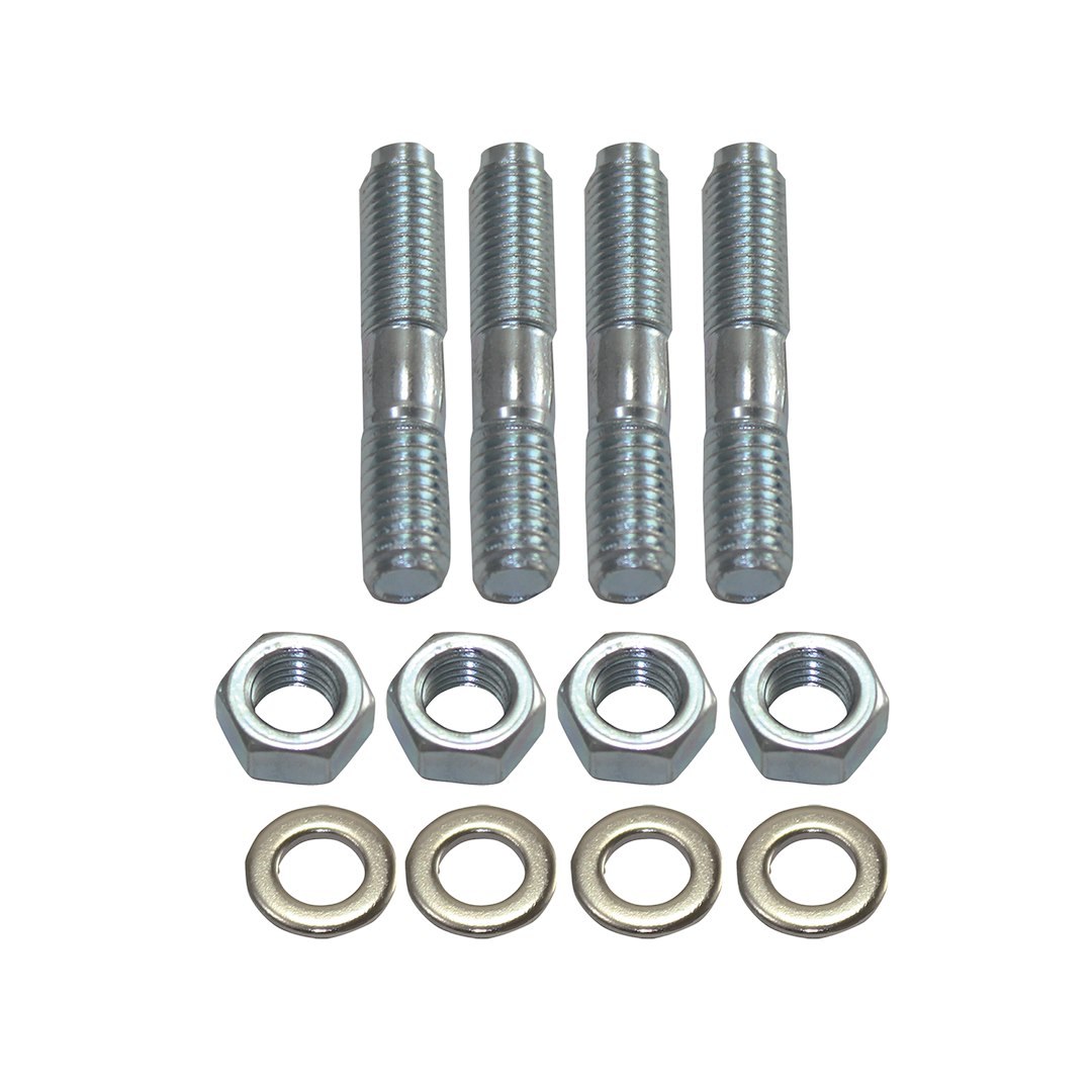 SpeedFX Carburetor Stud Kit, Fx Carburetor Stud Kit, Universal, 1-3/4 Inch Overall Length, With Nuts and Washers, Set of 4 – 9127