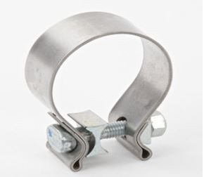 SpeedFX Exhaust Clamp, Fx Exhaust Clamp, 3 Inch Diameter, Stainless Steel, Standard, 1.22 Inch Length Band, Single – EA019
