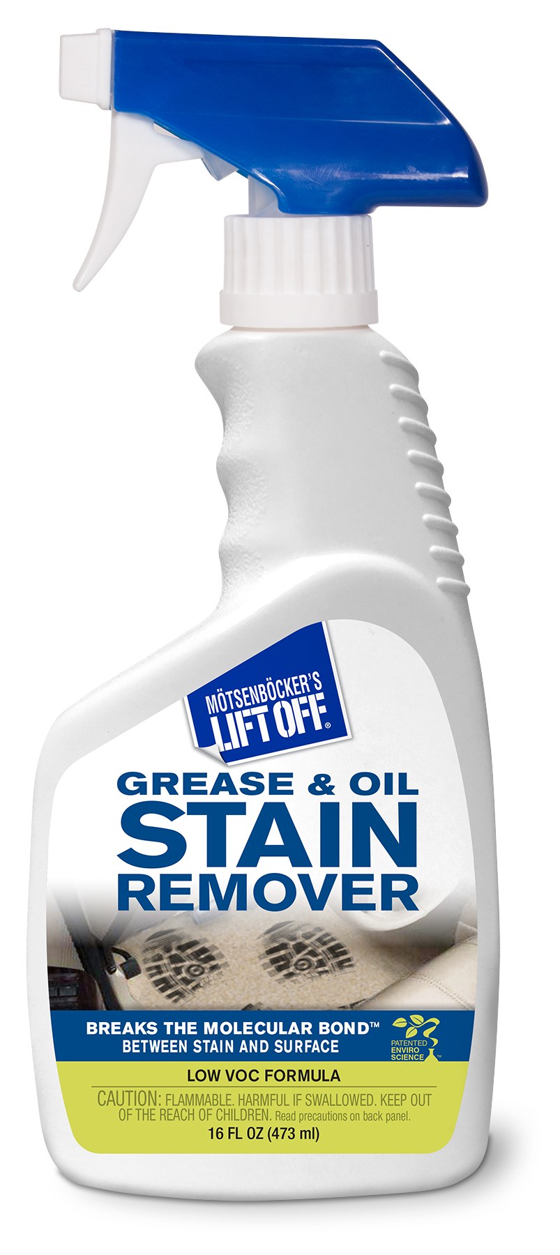 Stoner Degreaser, Motsenbocker’s Lift Off ®, Use to Remove Grease and Oil Stain from Carpet/ Fabric/ Upholstery/ Seats, 16 Ounce Spray Bottle – 45206