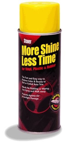 Stoner Vinyl Protectant, More Shine Less Time ™, 9 Ounce Aerosol Can, Single, Used for Plastic/ Vinyl and Rubber Surfaces – 91053