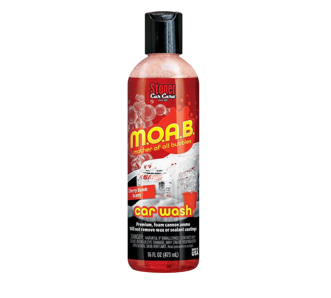 Stoner Car Wash, M.o.a.b™ Mother of All Bubbles, Liquid, One 16 Ounce Bottle, With Cherry Bomb Fragrance – 91602