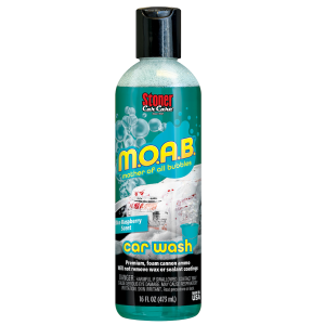 Stoner Car Wash, M.o.a.b™ Mother of All Bubbles, Liquid, One 16 Ounce Bottle, With Blue Raspberry Fragrance – 91603