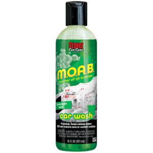Stoner Car Wash, M.o.a.b™ Mother of All Bubbles, Liquid, One 16 Ounce Bottle, With Green Apple Fragrance – 91604