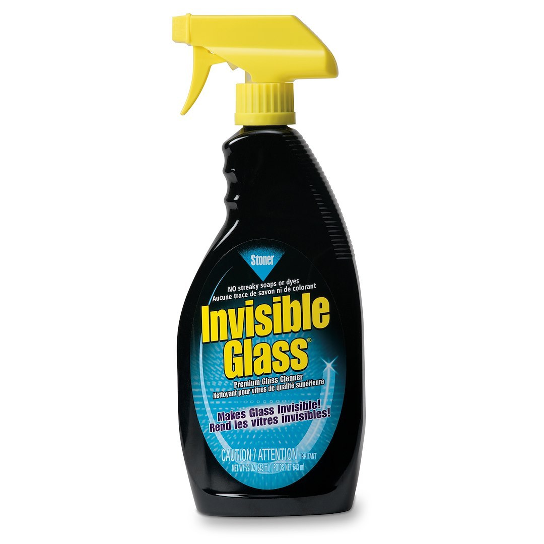 Stoner Glass Cleaner, Invisible Glass, Interior/ Exterior Use, 22 Ounce Spray Bottle, Single – 92566