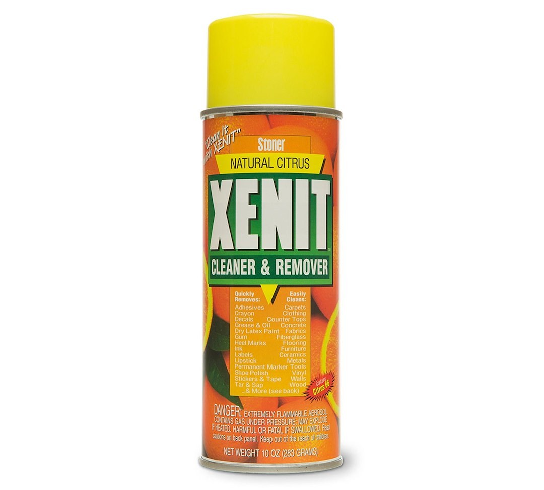 Stoner Multi Purpose Cleaner, Xenit, Used to Removes Adhesives/ Tar/ Gum/ Grease/ Labels/ Ink/ Permanent Marker, 10 Ounce Aerosol Can, Single – 94213