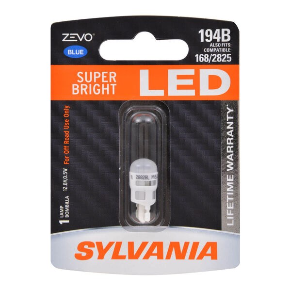 Sylvania Roof Marker Light Bulb – LED, Zevo ®, 194B LED, Blue, Single – 194BLED.BP