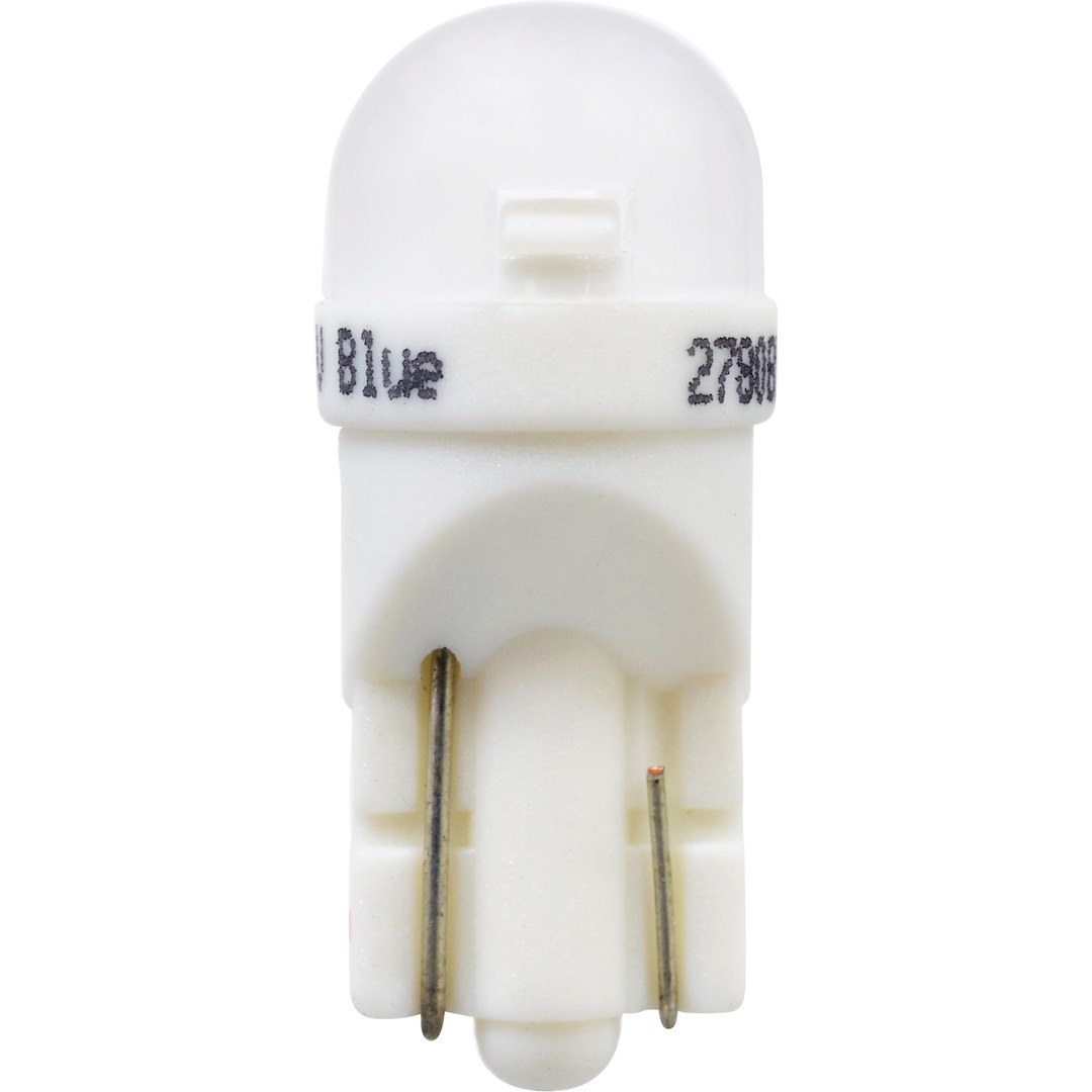 Sylvania Roof Marker Light Bulb, Standard Series, 194, LED, Blue, Set of 2, Blister Pack – 194BSL.BP2