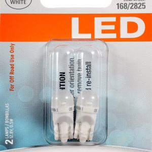 Sylvania Roof Marker Light Bulb, Standard Series, 194, LED, Clear, Set of 2, Blister Pack – 194SL.BP2