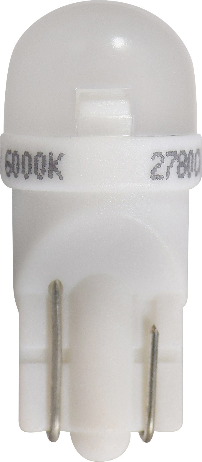 Sylvania Roof Marker Light Bulb, Standard Series, 194, LED, Clear, Set of 2, Blister Pack – 194SL.BP2