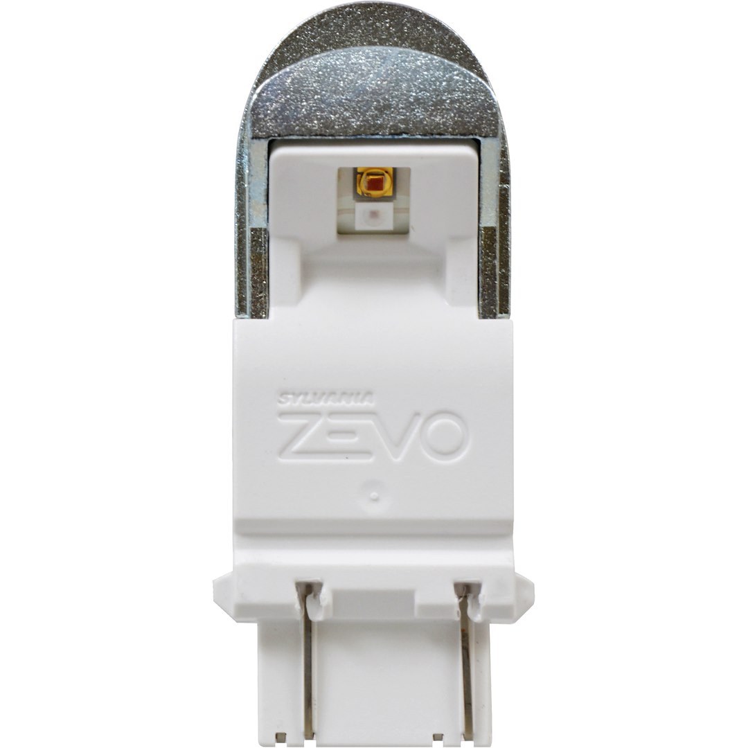 Sylvania Brake Light Bulb – LED, Zevo ®, 3157 LED, Red, Set of 2 – 3157RLED.BP2