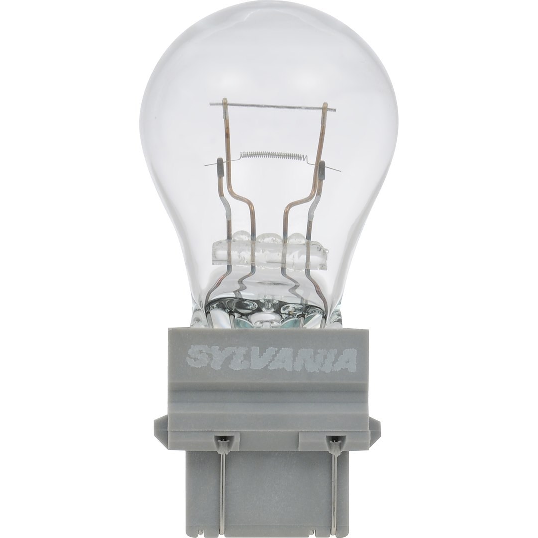 Sylvania Turn Signal Light Bulb, 3457, Halogen Mini Bulb, Clear, Set of 2, Blister Pack – 3457.BP2