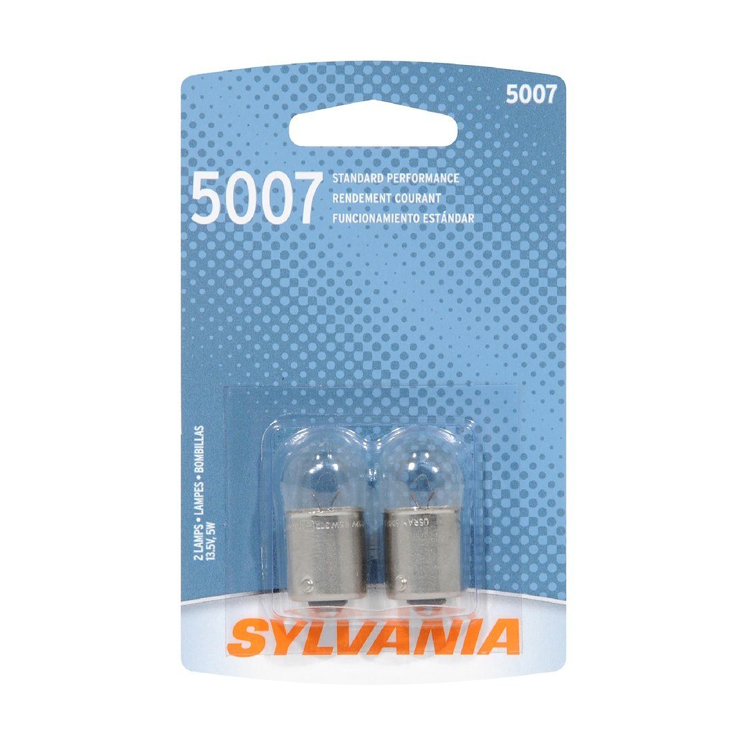 Sylvania Multi Purpose Light Bulb, 5007, Halogen Mini Bulb, Clear, Set of 2, Blister Pack – 5007.BP2