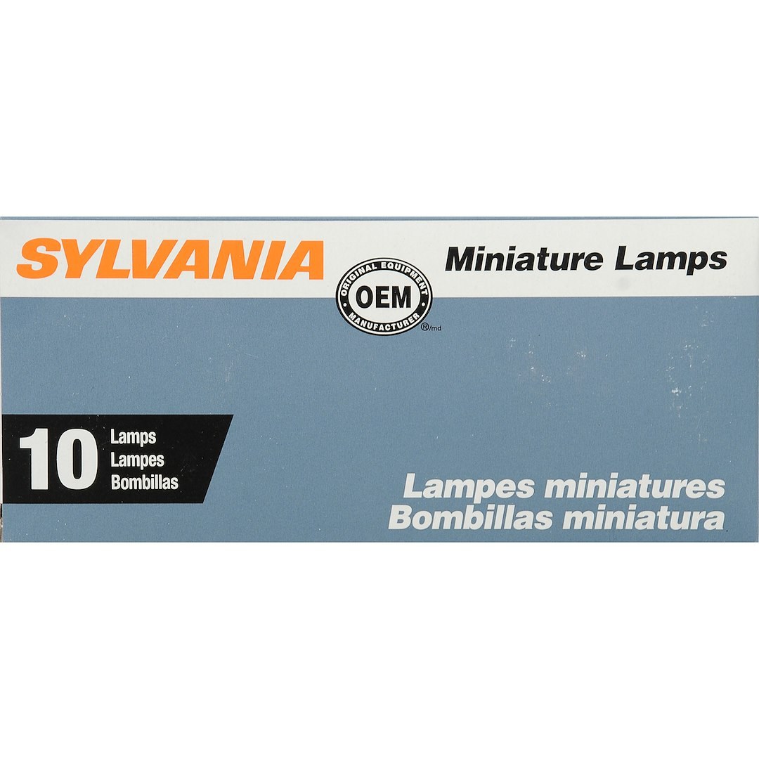 Sylvania Turn Signal Light Bulb, 7440, Halogen Mini Bulb, Clear, Pack of 10 – 7440.TP