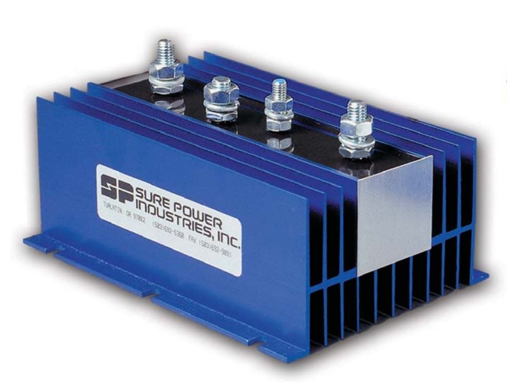Sure Power Battery Isolator, Use to Eliminate Multi-Battery Drain When 2 or More Battery Banks Are IN a Charging System, 120 Amp – 12023A