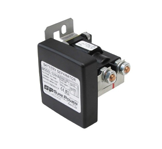 Sure Power Battery Isolator, Use IN 12 Volts Dual Battery System for Isolation/ Charging Functions, 100 Amp – 1314A