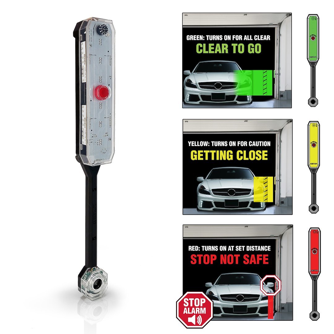 Stkr Concept Parking Aid Sensor, Side Garage Parking Sensor, Allows to Set the Exact Distance the Car Should Be Parked from the Sensor – 00135