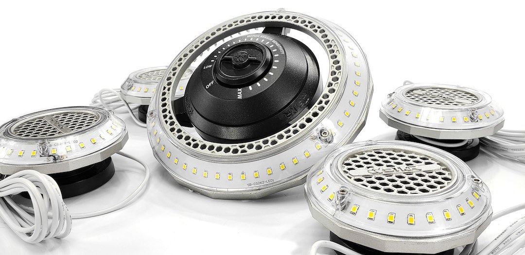 Stkr Concept Interior Light – LED, Mpi – Multi-Point Illumination, Motion Activated Ceiling Light, 7.6 Inch Diameter X 4-1/4 Inch Height – 00194