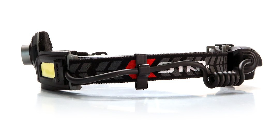 Stkr Concept Flashlight, Flexit Headlamp Pro 6.5, Headband, Cree LED, Clear Lens, 650 Lumens, Black and Red Strap – 00387