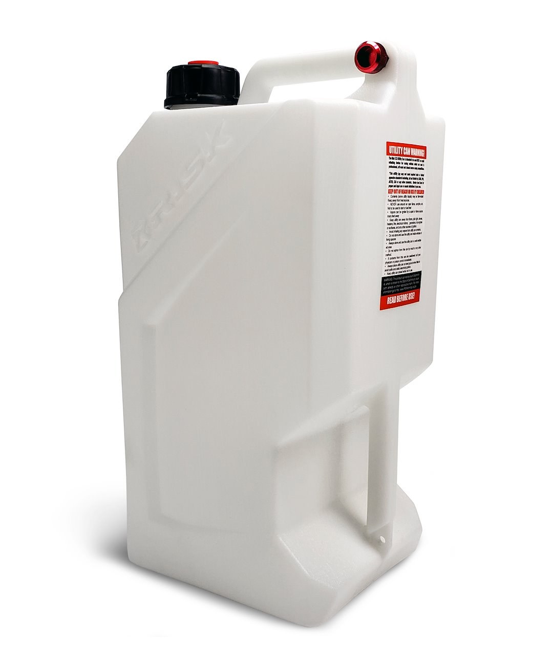Stkr Concept Liquid Storage Container, Ez, White, 5 Gallon, Free Standing, Thick-Walled Hdpe Plastic, 3 Handle Design – 00389