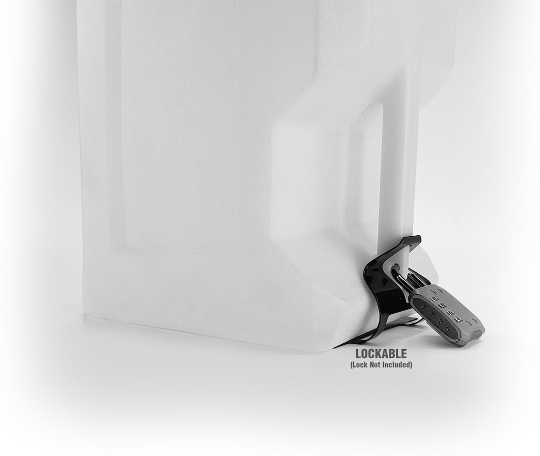 Stkr Concept Liquid Storage Container, Ez, White, 5 Gallon, Free Standing, Thick-Walled Hdpe Plastic, 3 Handle Design – 00389