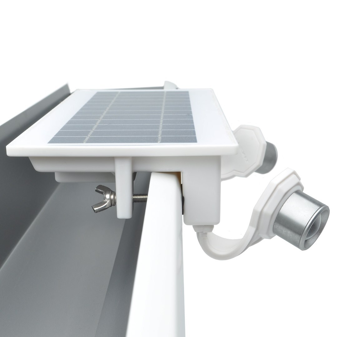 Stkr Concept Spotlight, Ez Solar Flexit, LED, ABS Housing, Acrylic Lens, Solar Powered, Gutter Mount, Two Lights with 300 Lumens Each – 14212