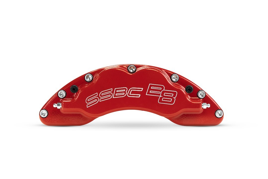 Ssbc-USA Brake Caliper, 8 Piston Caliper, With Brake Pads, Powder Coated, Red, Aluminum – CPA-22287R