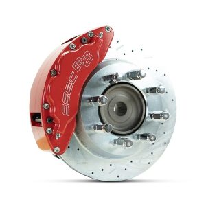 Ssbc-USA Brake Caliper, 8 Piston Caliper, With Brake Pads, Powder Coated, Red, Aluminum – CPA-22287R