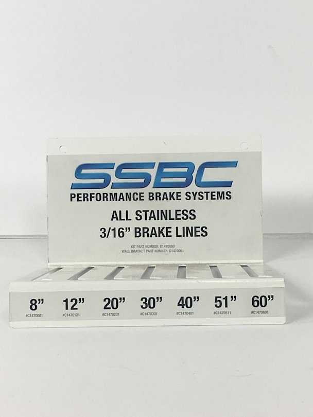 Ssbc-USA Brake Line Mounting Clamp, For Use with 3/16 Inch Diameter Lines – C1470001