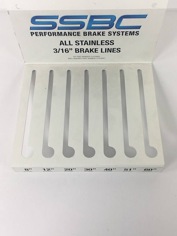 Ssbc-USA Brake Line Mounting Clamp, For Use with 3/16 Inch Diameter Lines – C1470001