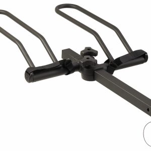 Sport Rack Bike Rack, Crest 2, 1-1/4 Inch and 2 Inch Receiver Hitch Mount, Holds 2 Bikes, Frame Clamp, With Lock, Foldable, Powder Coated – SR2901B