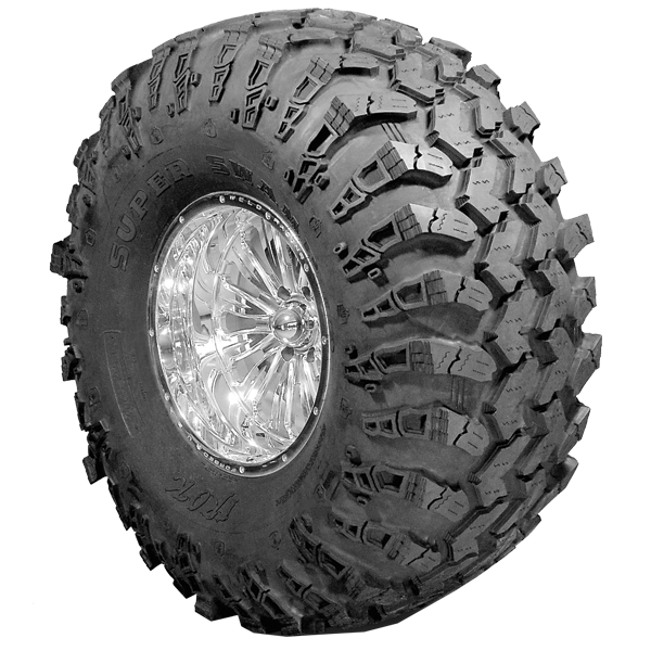 Super Swampr Tire, Irok ®, LT36 X 13.50R16, Rock Crawling Light Truck & SUV, Steel Belted, Radial, Black Sidewall, Tubeless – ROK-02R