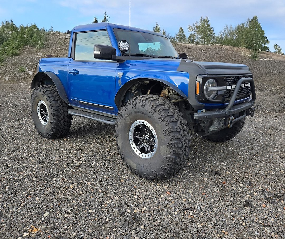 Super Swampr Tire, Irok ®, LT36 X 13.50R16, Rock Crawling Light Truck & SUV, Steel Belted, Radial, Black Sidewall, Tubeless – ROK-02R