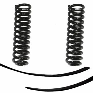 Skyjacker Lift Kit Suspension, 2 Inch Front Lift, 2 Inch Rear Lift, Without Shock Absorbers IN Kit – Shock Change Necessary, Black Components – 132EXK