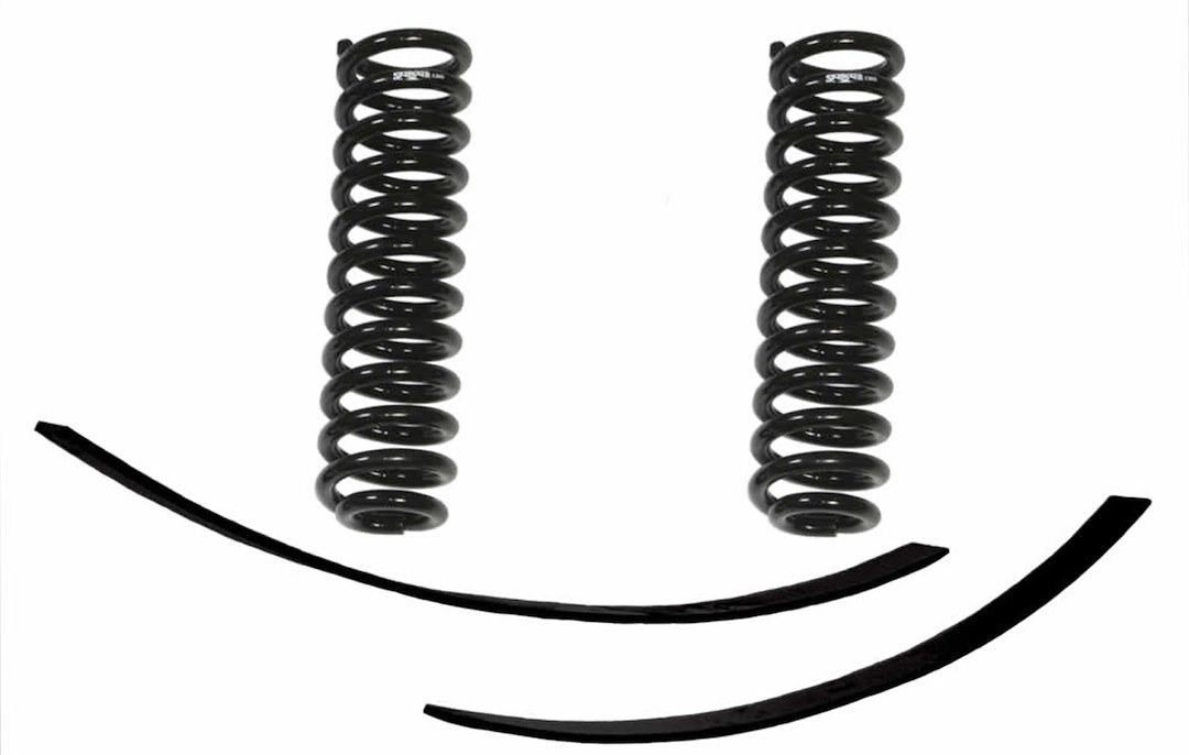 Skyjacker Lift Kit Suspension, 3 Inch Front Lift, 3 Inch Rear Lift, Without Shock Absorbers IN Kit – Shock Change Necessary, Black Components – 172EBK