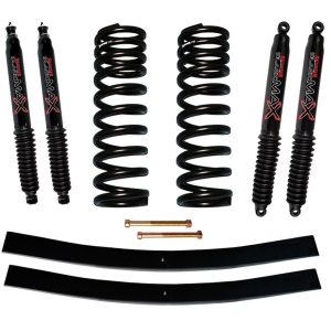 Skyjacker Lift Kit Suspension, Black Max, 1-1/2 to 2 Inch Front Lift, 1-1/2 to 2 Inch Rear Lift – 172EPK-B