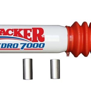 Skyjacker Steering Stabilizer, Hydro 7000, Single Heavy Duty OEM, White, With Bracket – 7014