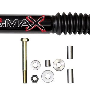 Skyjacker Steering Stabilizer, Black Max, Heavy Duty OEM, Single, Black Body, Mounts to OE Locations – 8013