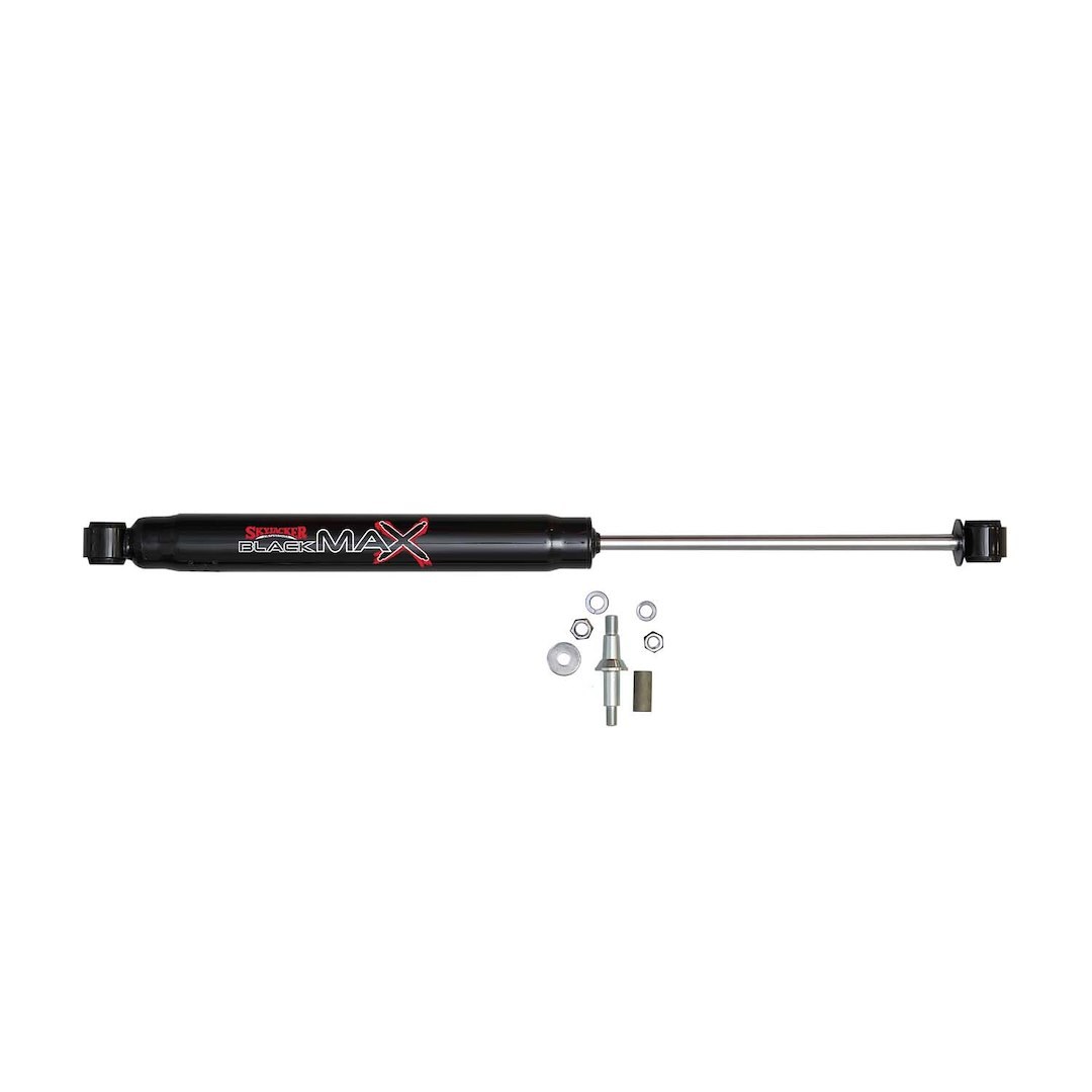 Skyjacker Steering Stabilizer, Black Max, Heavy Duty OEM, Single, Black Body, Mounts to OE Locations – 8058