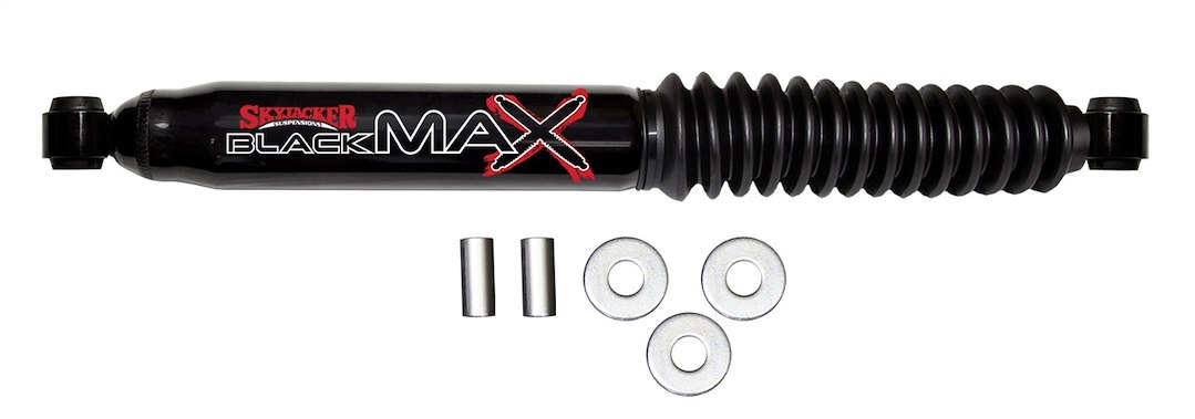 Skyjacker Steering Stabilizer, Black Max, Heavy Duty OEM, Single, Black Body, Without Brackets/ Without Hardware, Mounts to OE Locations – 8099