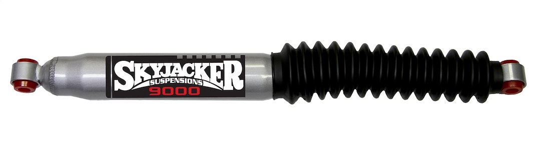 Skyjacker Steering Stabilizer, Heavy Duty OEM, Single, Silver with Black Boot, Mounts to OE Locations – 9003