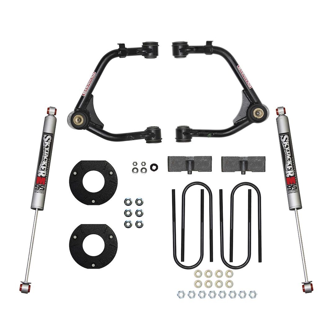 Skyjacker Lift Kit Suspension, M95 Monotube, 3-1/2 Inch Front Lift, 2 Inch Rear Lift – C25350PM