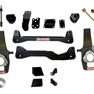 Skyjacker Lift Kit Suspension, Black Max, 4 Inch Front Lift, 4 Inch Rear Lift, With Rear Black Max 8500 Shock Absorbers – D1440SSK-B