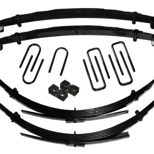 Skyjacker Lift Kit Suspension, Black Max, 4 Inch Front Lift, 4 Inch Rear Lift, With Front and Rear Black Max 8500 Shock Absorbers – D492CDKS-B