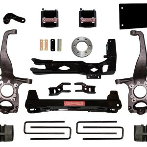 Skyjacker Lift Kit Suspension, M95 Monotube, 4-1/2 Inch Front Lift, 4-1/2 Inch Rear Lift, With Rear M95 Monotube Shock Absorbers – F1545BKM