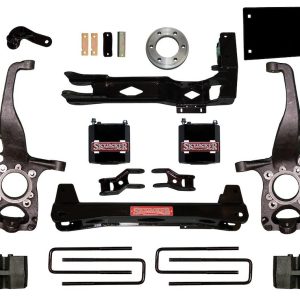 Skyjacker Lift Kit Suspension, Black Max, 6 Inch Front Lift, 6 Inch Rear Lift, With Rear Black Max Shock Absorbers – F1560BKB