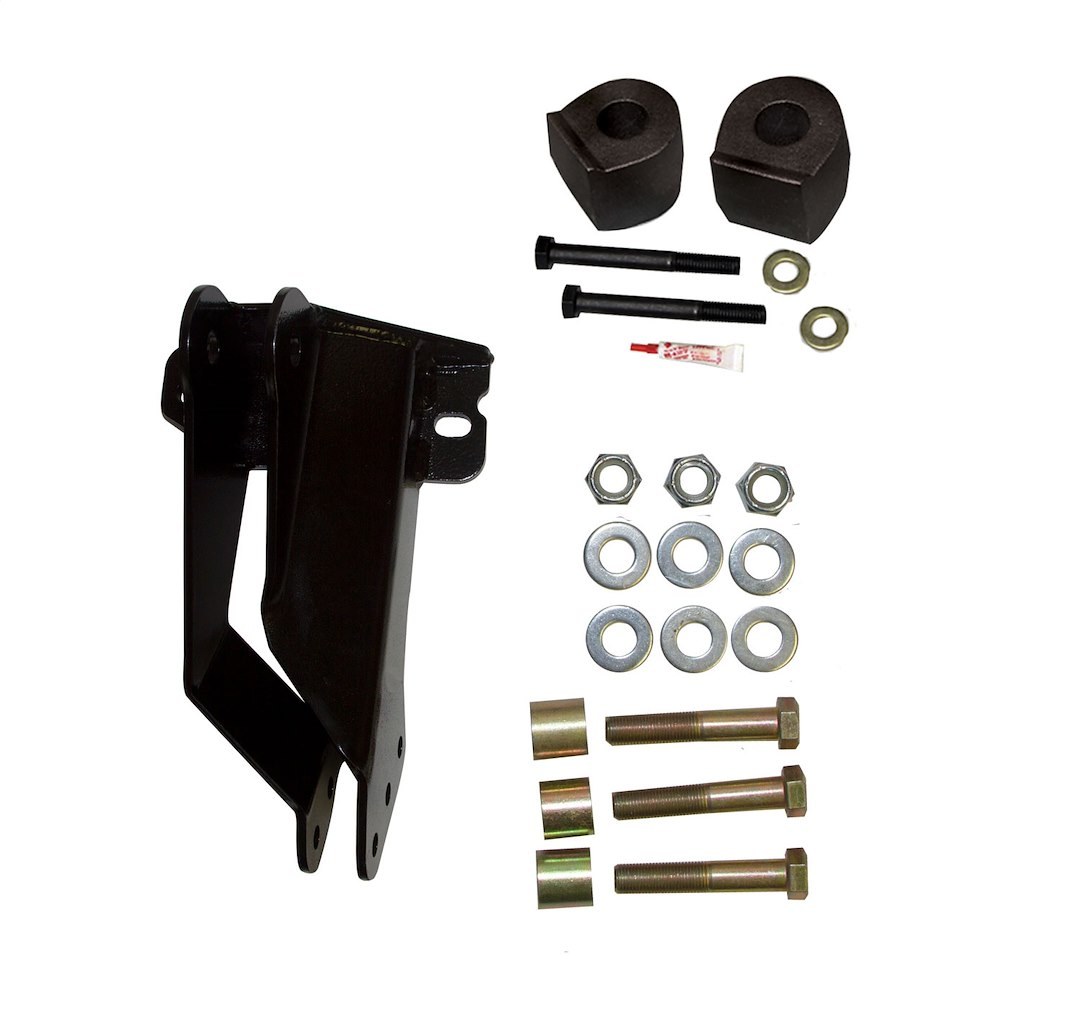 Skyjacker Leveling Kit Suspension, 2-1/2 Inch Lift, Coil Spring Spacers, With Coil Spring Spacers/ Track Bar Bracket/ Installation Hardware – F528MSP